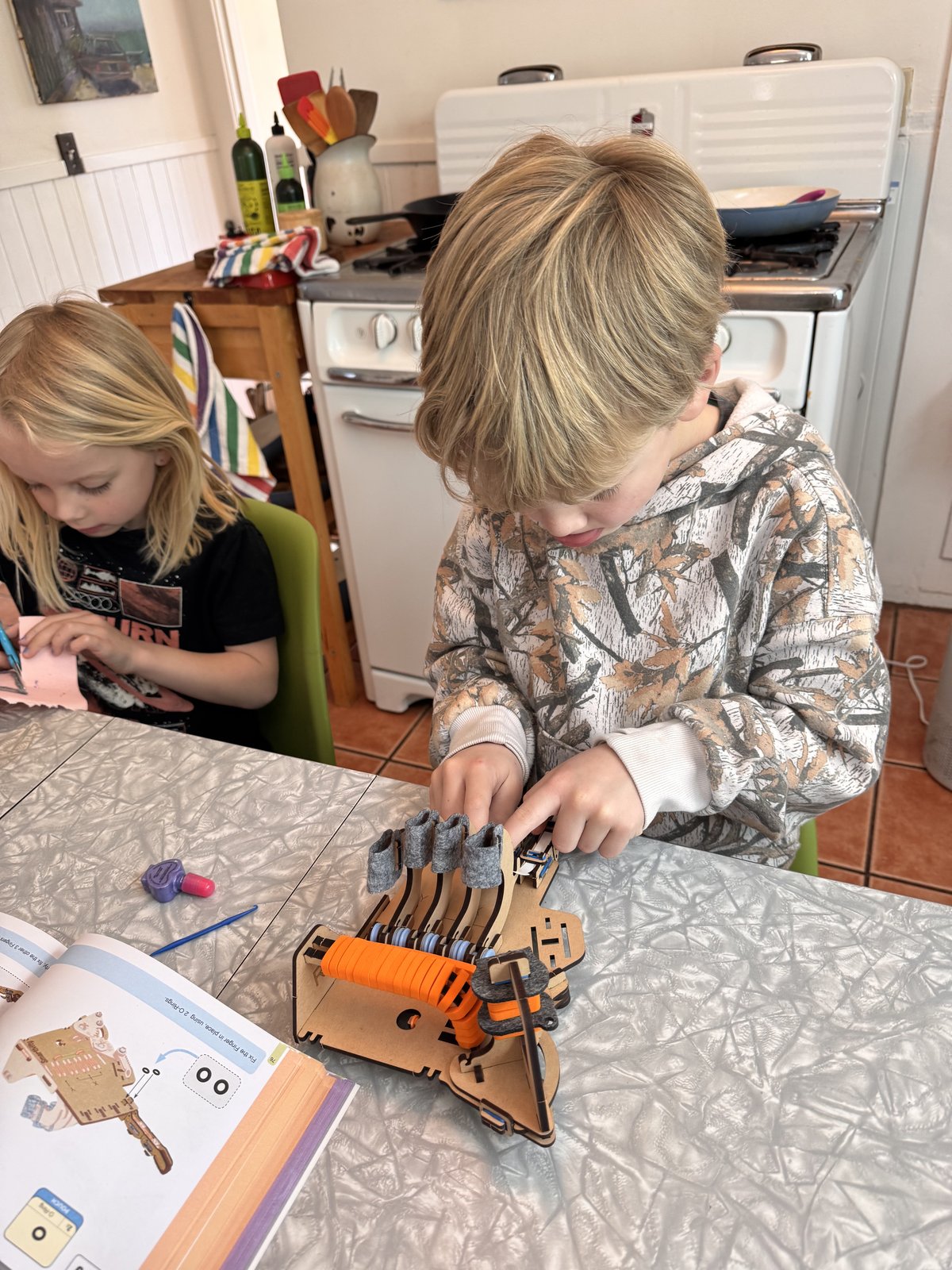 Working on hardware projects with the kids