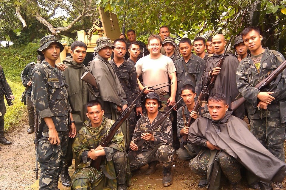Teaching sniper school, Philippines